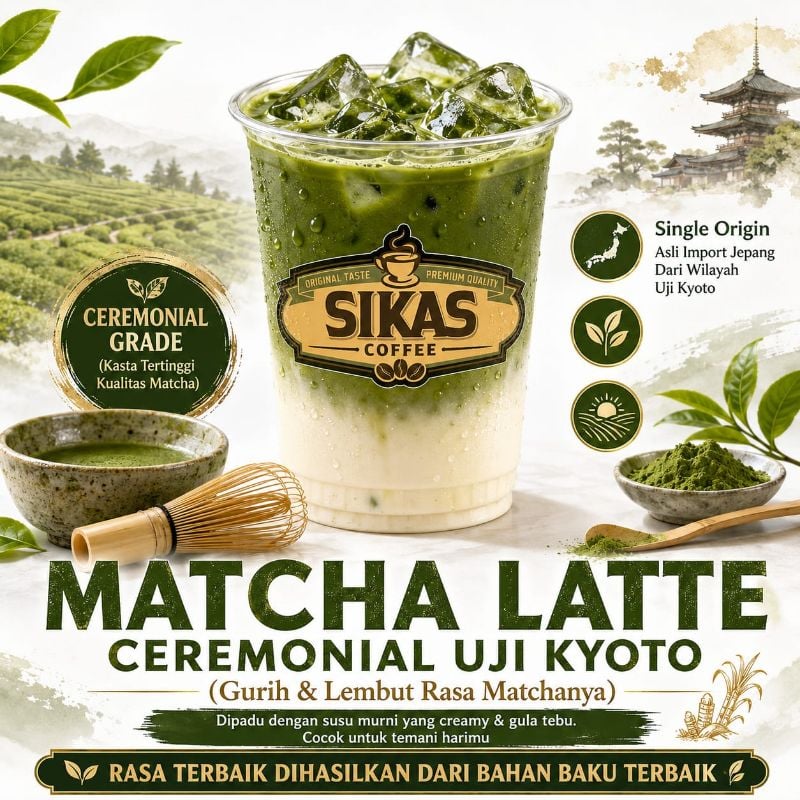 Matcha Latte Ceremonial Uji Kyoto