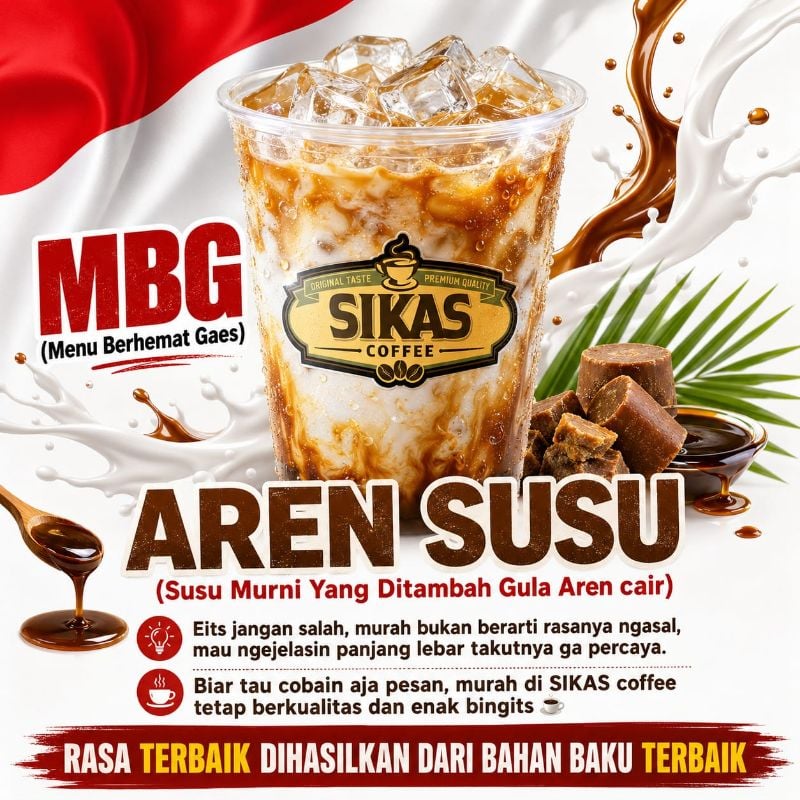Aren Susu MBG (Menu Berhemat Gaes)