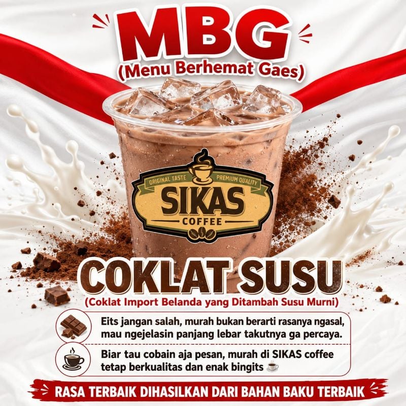 Coklat Susu MBG (Menu Berhemat Gaes)
