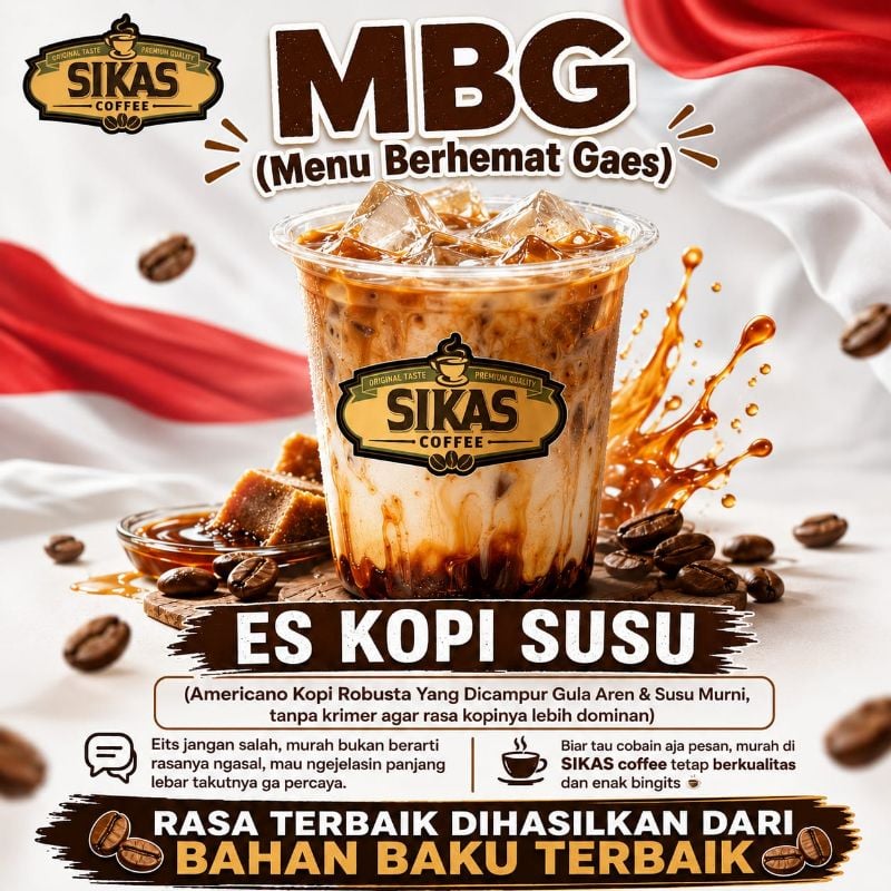 Kopi Susu MBG (Menu Berhemat Gaes)