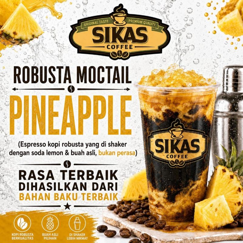 Robusta Mocktail Pineapple