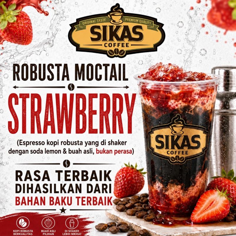 Robusta Mocktail Strawberry