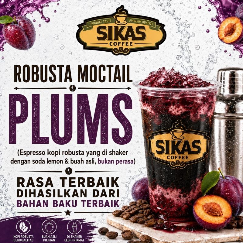 Robusta Mocktail Plums