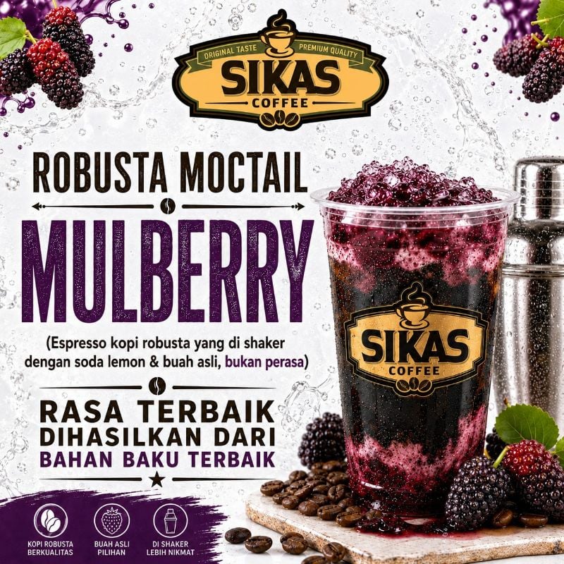 Robusta Mocktail Mulberry