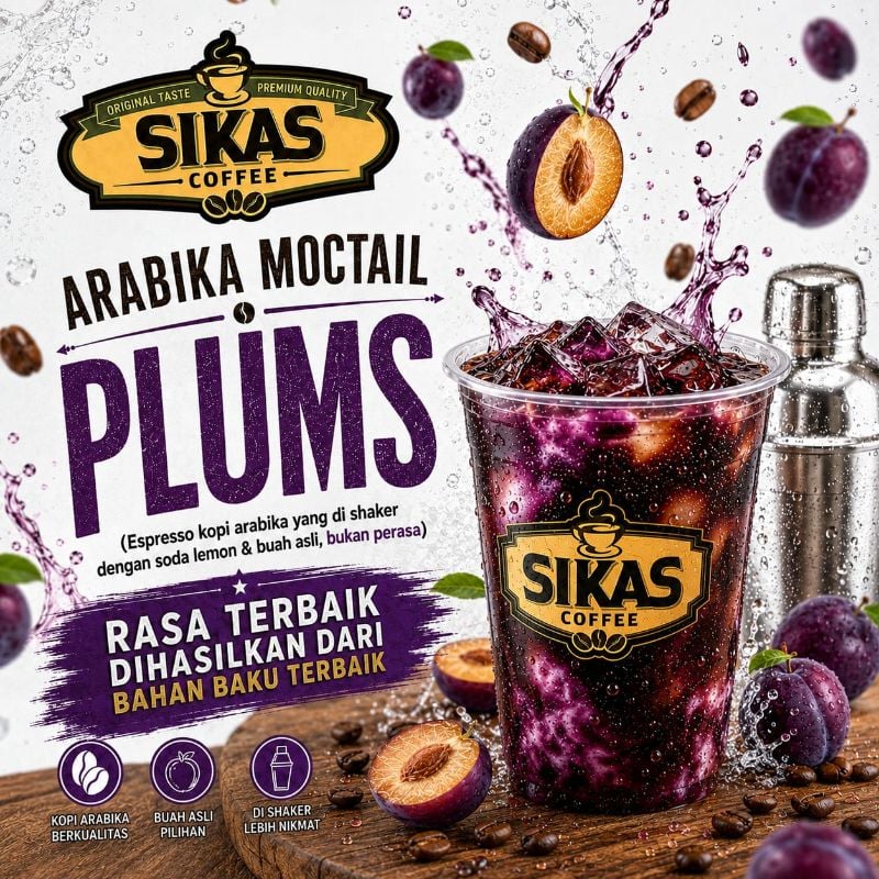 Arabika Mocktail Plums