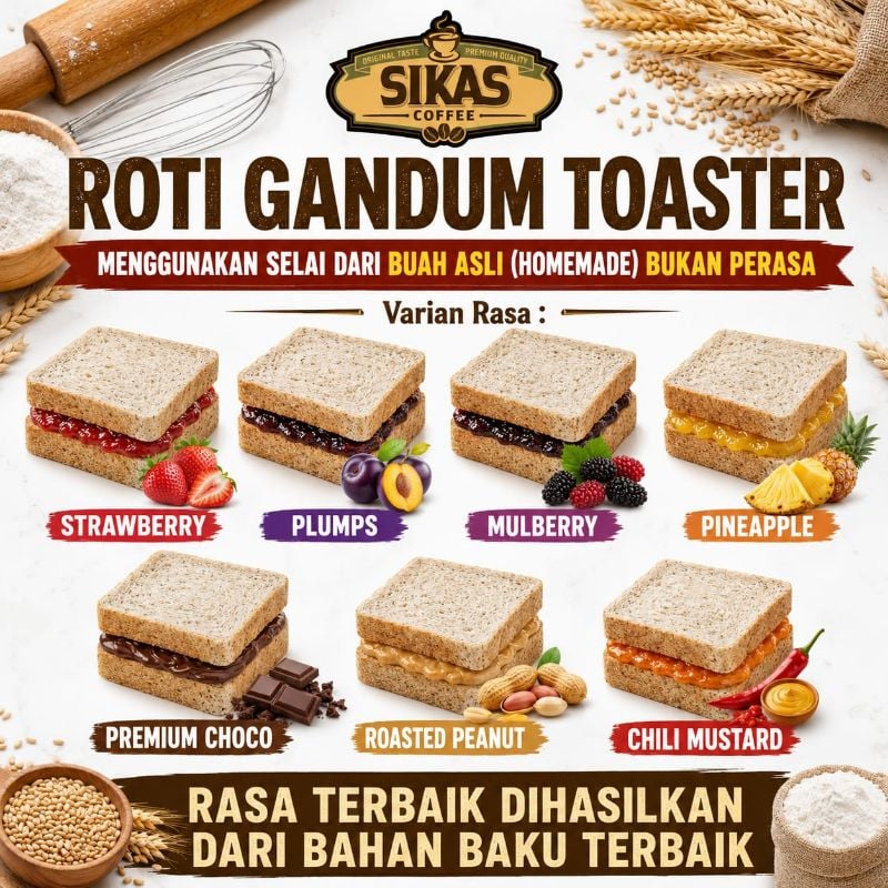 Roti Gandum Toaster