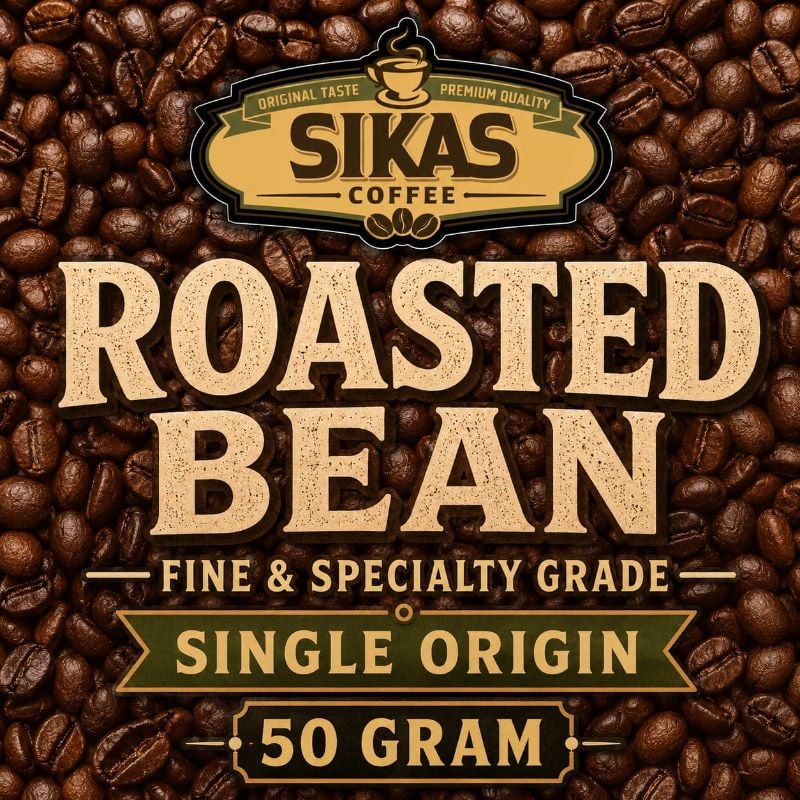 Roasted Bean Kopi & Fine Grade (Single Origin 50 Gram)