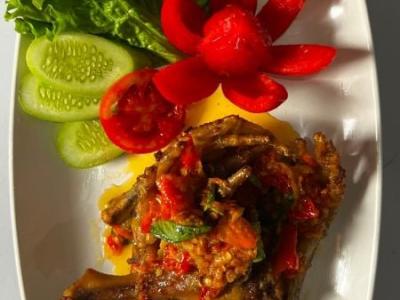 Ceker Goreng Sambal Cobek (tanpa nasi)