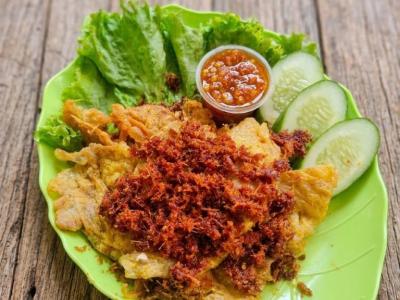 telor lengkuas,lalaban,sambal