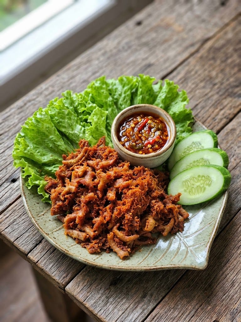 usus lengkuas,lalaban,sambal