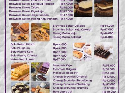 list harga vannisa brownies