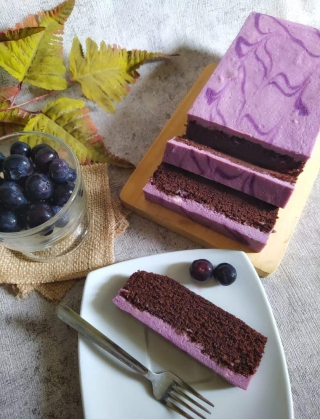 brownies cream cheese blueberry