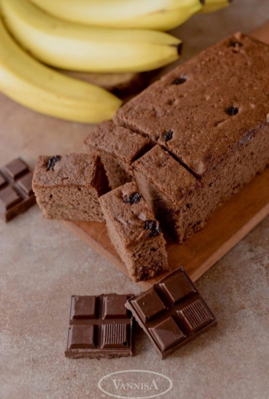 bolu pisang coklat