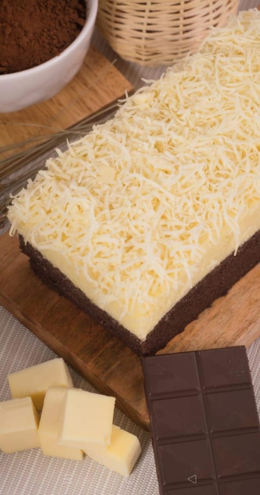 brownies kukus keju coklat
