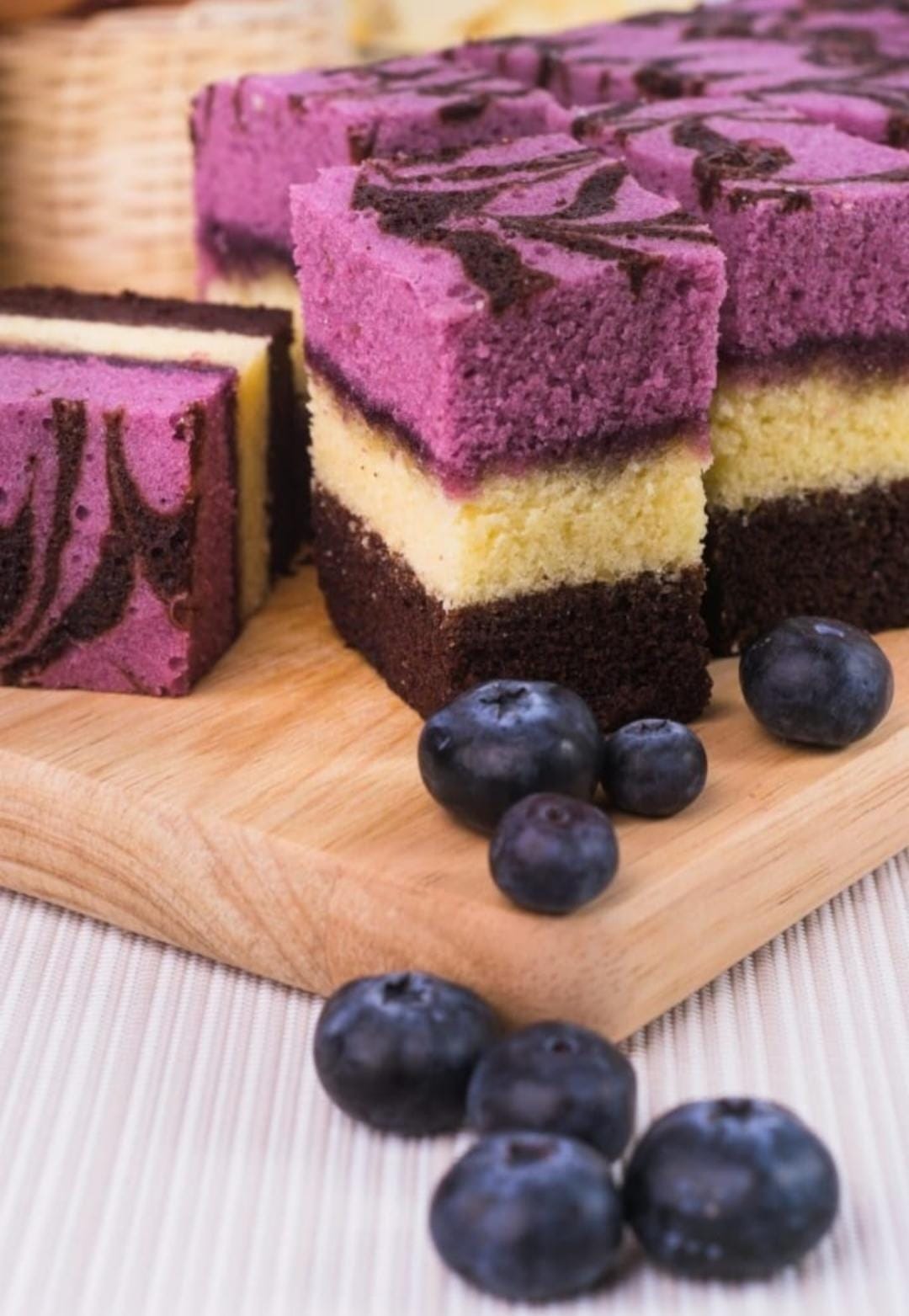 brownies kukus blueberry