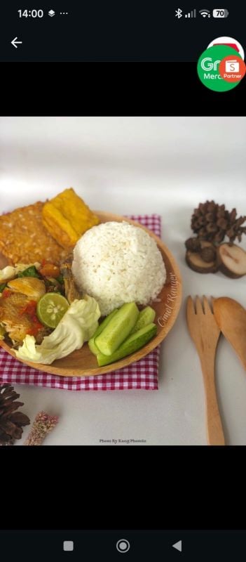 Paket ayam penyet
