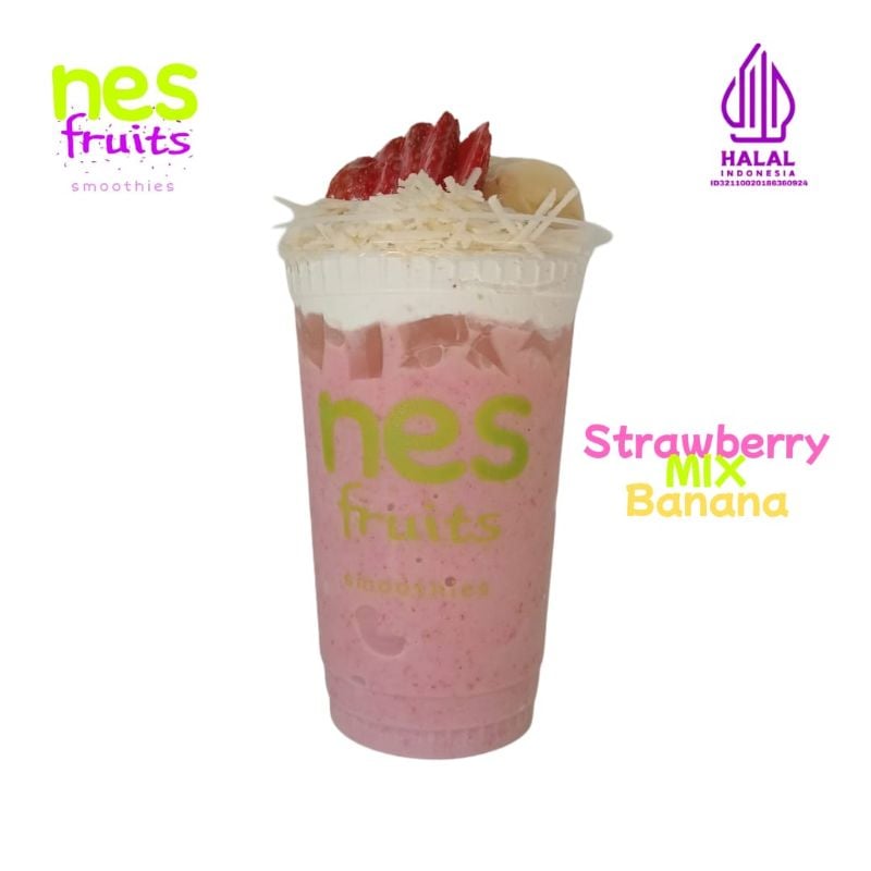 Smoothies Strawberry Mix Banana
