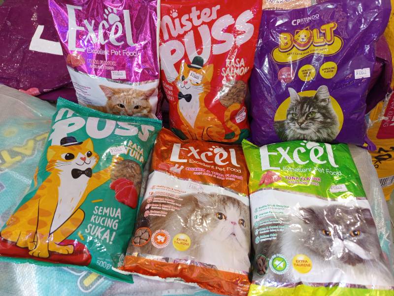 Aneka Makanan Kucing Excel, MR PUS, Boldrp. 14.000