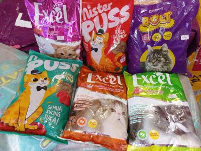 Aneka Makanan Kucing Excel, MR PUS, Boldrp. 14.000