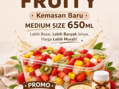 Puding Buah Medium (Gratis Vla Vanilla)