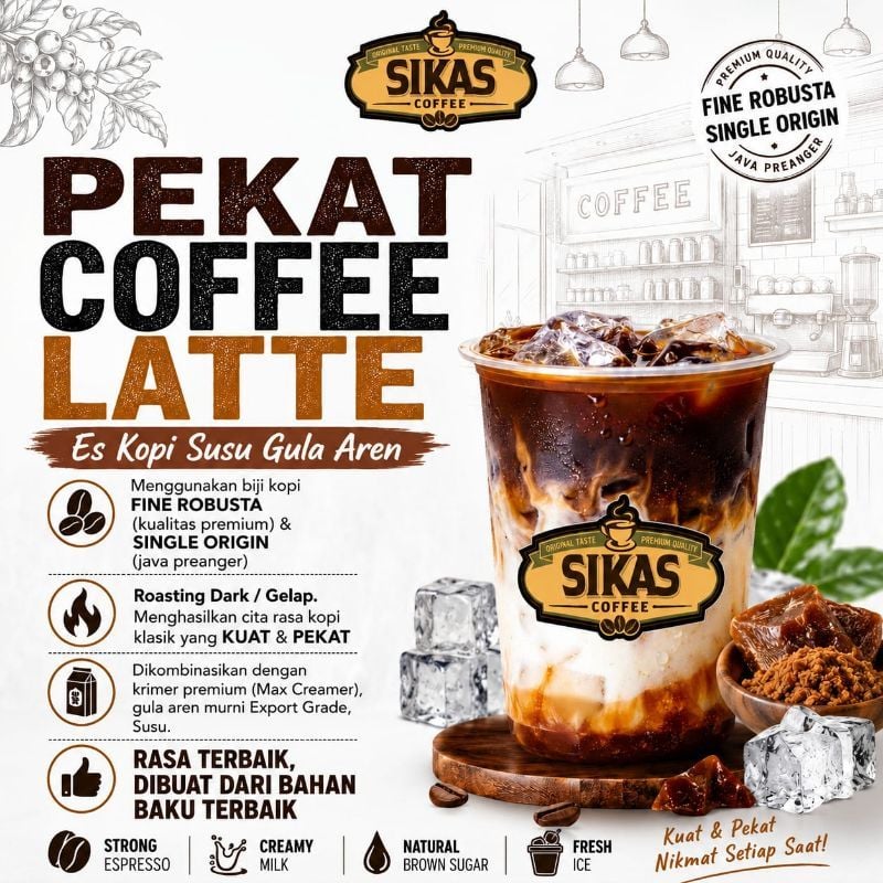 Pekat Coffee Latte