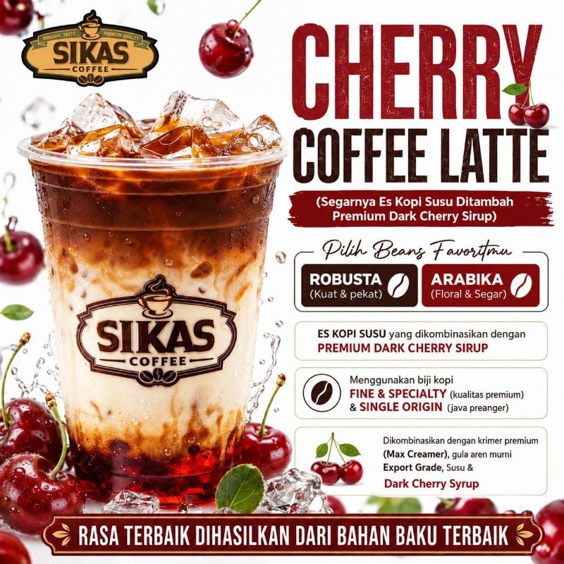 Cherry Coffee Latte